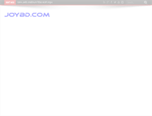 Tablet Screenshot of joybd.com